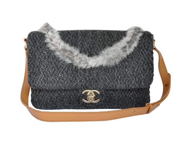 Best Chanel Fall Winter 2012 Flap Bag A65098 Grey On Sale